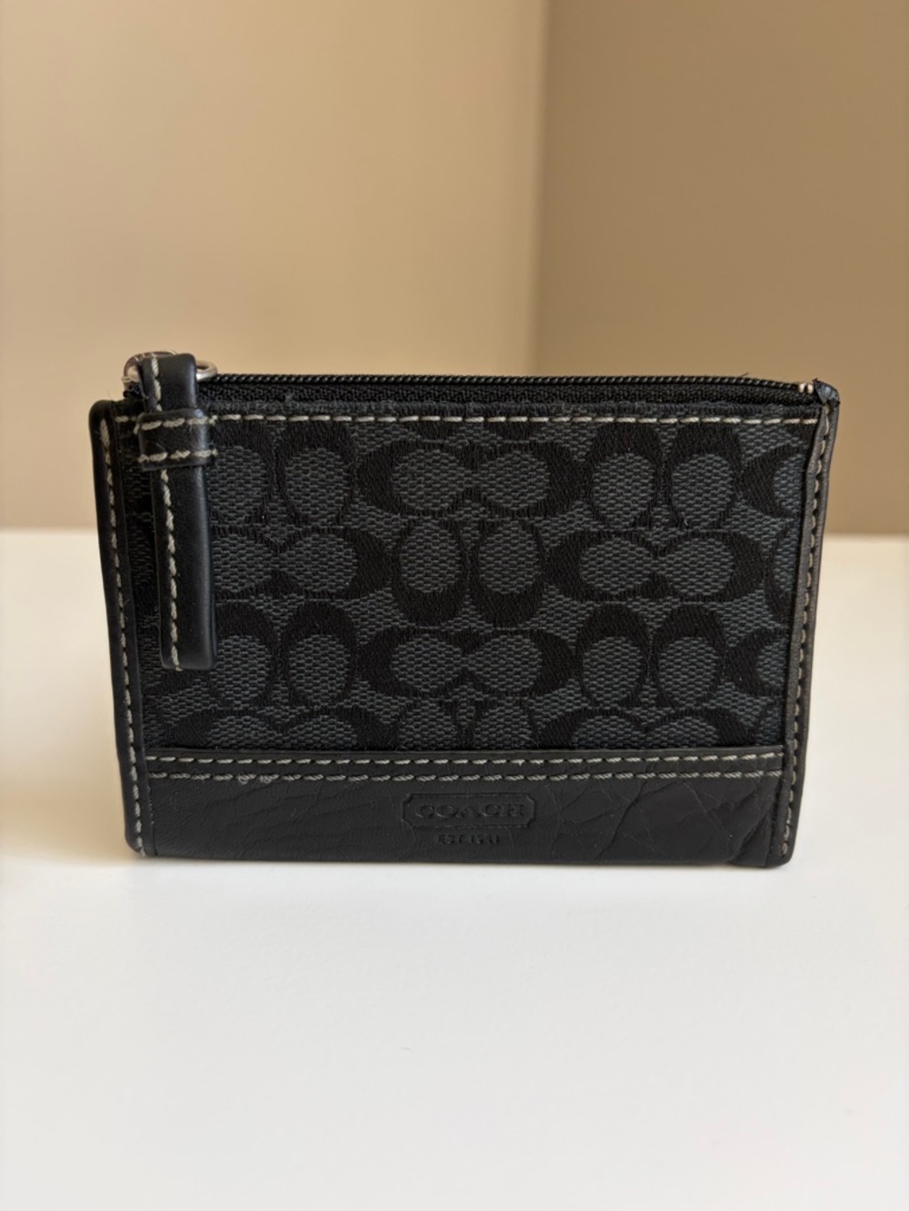 Coach Vintage Logo Card Case Y2K